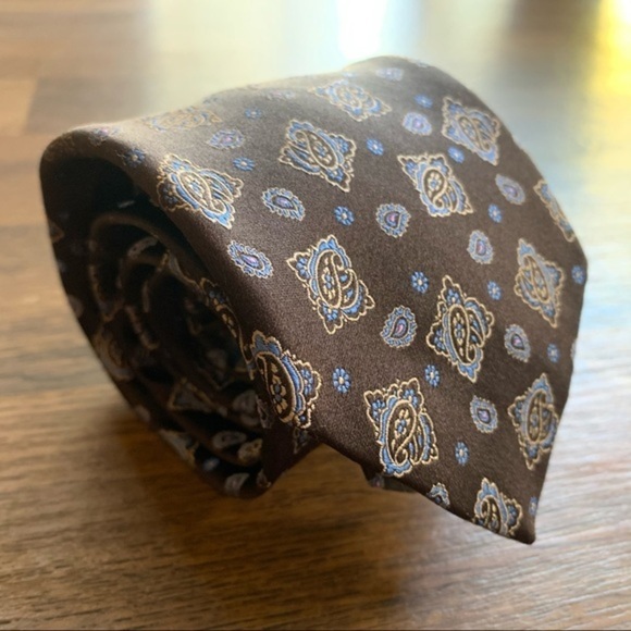 Robert Talbott Recent Paisley Silk Hand Made Tie - Picture 2 of 8